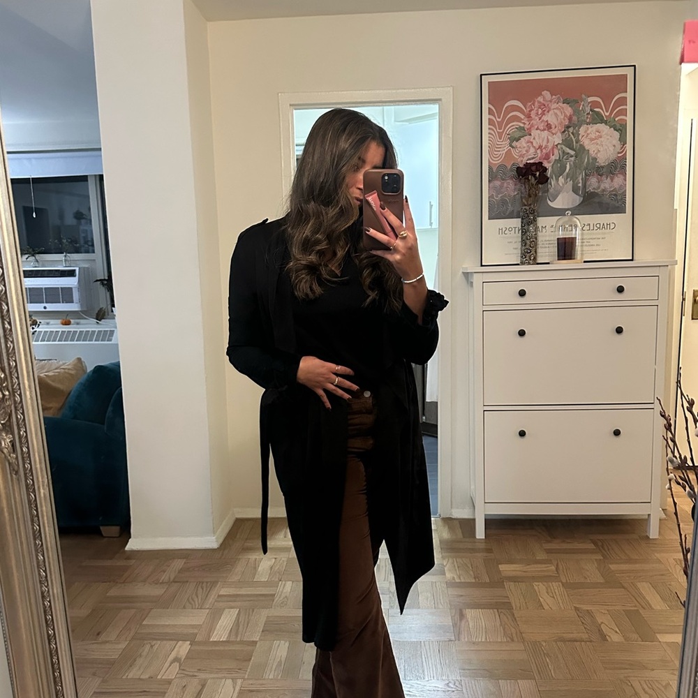 Zara Black Suede Jacket